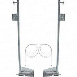 Cardale Double Width Door Slideaway Lift Pivot Link Arms PAIR - Single Spring