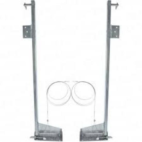 Cardale Double Width Door Slideaway Lift Pivot Link Arms - PAIR