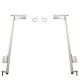 Wessex Double Width Door Slideaway Lift Pivot Link Arms PAIR - Single Spring