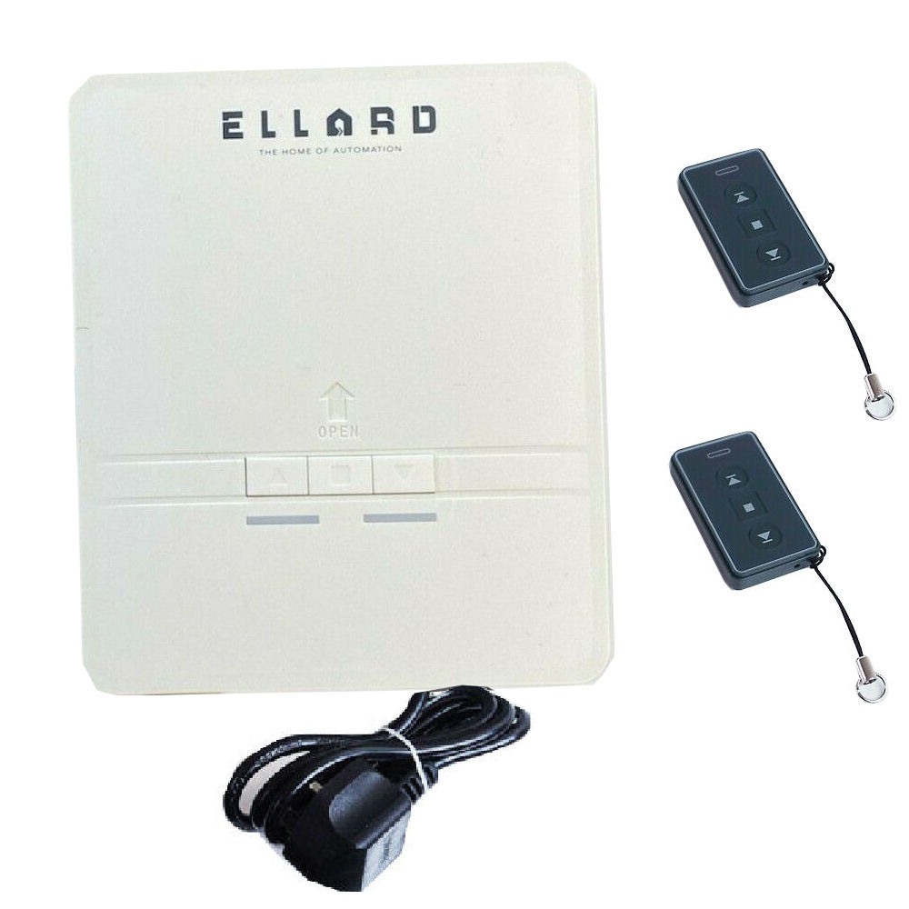 Ellard Genesis Roller Shutter Remote Control Unit & 2 Handsets - With White Handsets Ellard Genesis Roller Shutter Remote Control Unit & 2 Handsets - With White Handsets