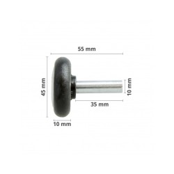 Garador Folding Sectional Bottom Roller Wheel 3040311 - 50mm Garador Folding Sectional Bottom Roller Wheel 3040311 - 50mm