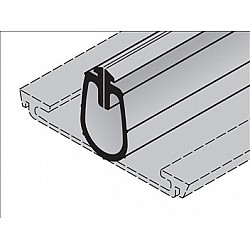 Garador Rubber Bottom Seal For Sectional Garage doors - Genuine Manufacturer