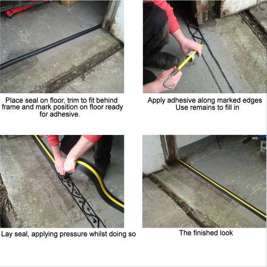 Sample Garage door seal uneven concrete for Renovation