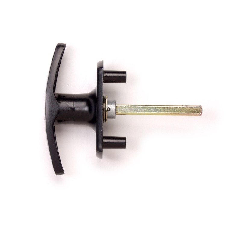 Compton T-handle Garage Door Lock 75mm Shaft