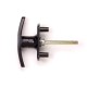Cardale T-handle Garage Door Lock 75mm Shaft