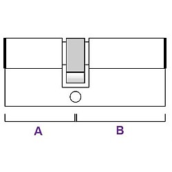 Euro Cylinder ANTI DRILL Door Lock Double Barrel