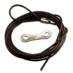 Garage Door Lock Latch Cable  Stainless Steel - 100"