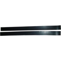 Garage Door PAIR 30" Reinforced Rubber Side Seals with Fixings