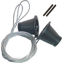 Wickes / B&Q Old BIG LOOP Cones & Cables for Fibreglass & Timber Doors