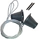 Wickes / B&Q Old BIG LOOP Cones & Cables for Fibreglass & Timber Doors Wickes / B&Q Old BIG LOOP Cones & Cables for Fibreglass & Timber Doors