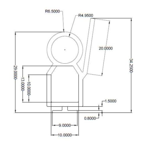 Safety Edge Rubber Roller Door Bottom Weather Seal - For 77mm Lath
