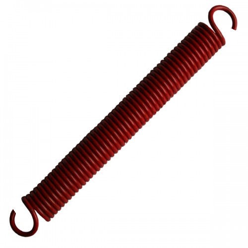 Henderson Retractable Red Garage Door Spring - Medium Double-Width Doors