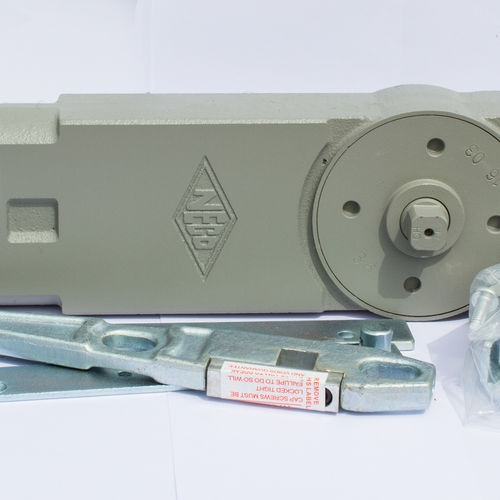 Neco Concealed Variable Transom Door Closer - 90 Degree Hold Open Neco Concealed Variable Transom Door Closer - 90 Degree Hold Open