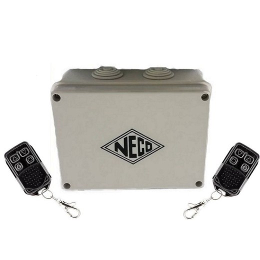 NECO Rollermatic B Roller Shutter Remote Control Unit & 2 Handsets - 3 Phase Volt Free
