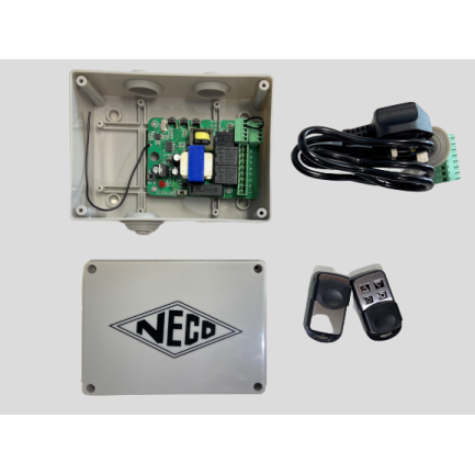 NECO Eco Roller Shutter Remote Control 230V & 2 Handsets - Waterproof Box