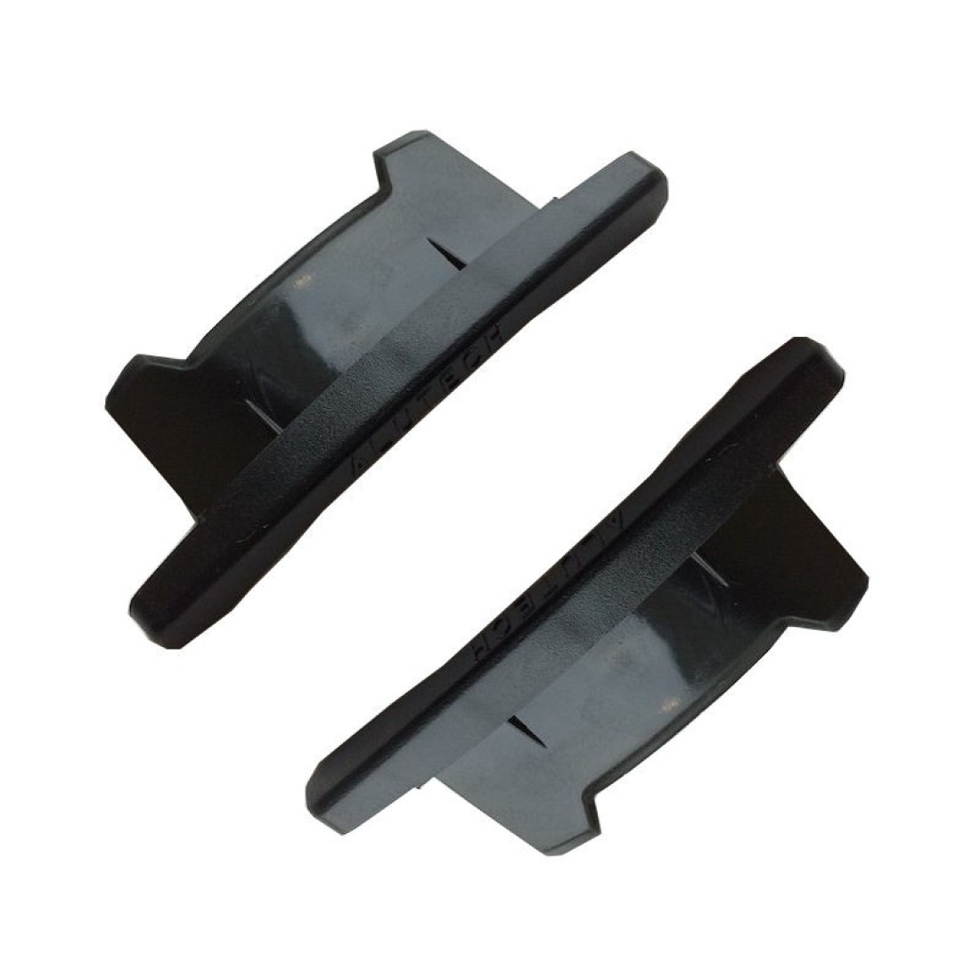 PAIR Roller Garage Door Push Fit END LOCKS for 77mm slat (lath) by UK Garage Door Parts