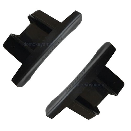 PAIR Roller Shutter Door END LOCKS for 77mm slat (lath) by UK Garage