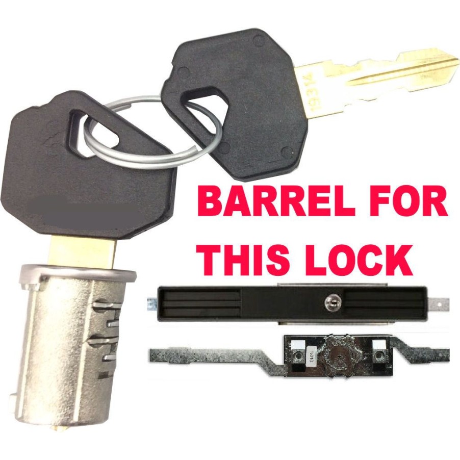 Garage Door Systems GDS Inline Roller Shutter Lock 9.5" - Barrel & 2 Keys Garage Door Systems GDS Inline Roller Shutter Lock 9.5" - Barrel & 2 Keys