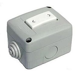 Roller Shutter Tubular Motor Rocker Switch - Push Button Up / Down