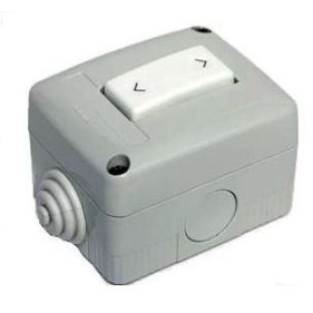 Roller Shutter Tubular Motor Rocker Switch - Push Button Up / Down