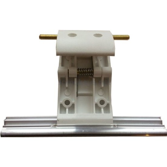 55mm Lath Roller Door Locking Strap 2 segment - White 55mm Lath Roller Door Locking Strap 2 segment - White