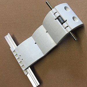 55mm Lath Roller Door Locking Strap 3 segment - White