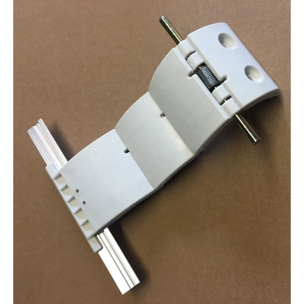 55mm Lath Roller Door Locking Strap 3 segment - White 55mm Lath Roller Door Locking Strap 3 segment - White