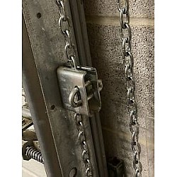 Roller Shutter Door Chain Retainer Keep - Safety Lock 