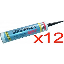 12 x SOUDAFLEX 40FC Adhesive HEAVY DUTY SEALANT 310ml Tubes - Black