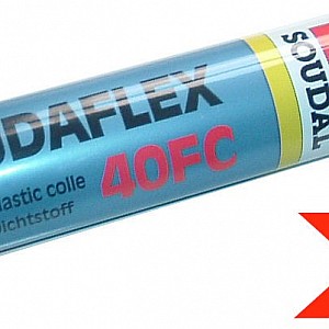 6 x SOUDAFLEX 40FC Adhesive HEAVY DUTY SEALANT 310ml Tubes - Black
