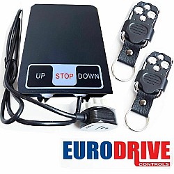 Eurodrive Remote control unit c/w 2 x Fobs for Roller Shutter Electric Doors