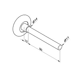 Wayne Dalton Roller Spindle Wheel Assembly