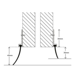 Garage Door Bottom Rubber Blade Seal Draught Strip 