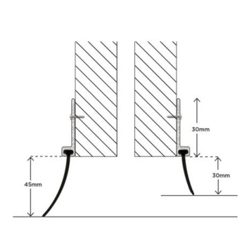 Garage Door Bottom Rubber Blade Seal Draught Strip Garage Door Bottom Rubber Blade Seal Draught Strip