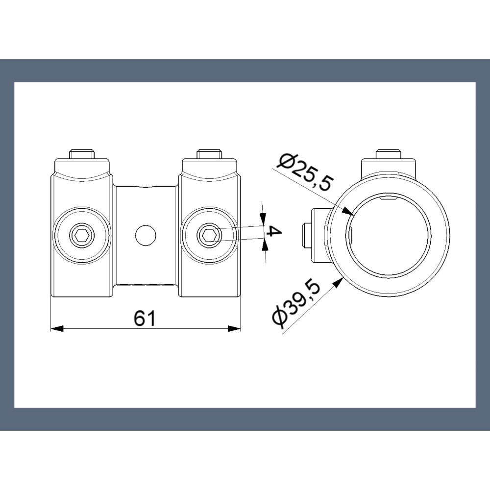 Sectional Garage Door Aluminum Coupler Residential - 1" Shaft Sectional Garage Door Aluminum Coupler Residential - 1" Shaft