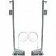 Cardale Double Width Door Slideaway Lift Pivot Link Arms PAIR - Single Spring