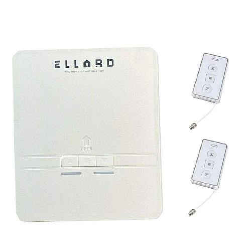 Ellard Genesis Roller Shutter Remote Control Unit & 2 Handsets - With White Genesis Handsets