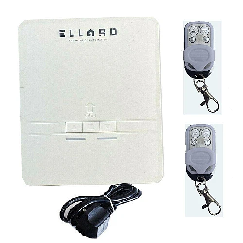 Ellard Genesis Roller Shutter Remote Control Unit & 2 Handsets - With White Handsets