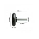 Garador Folding Sectional Bottom Roller Wheel 3040311 - 50mm