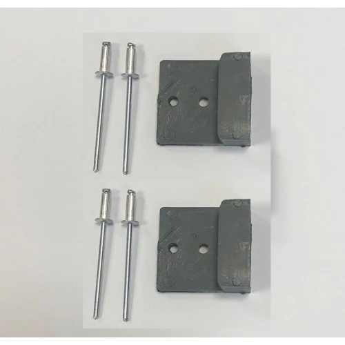 Steel Line Roller Door Shutter Lock Bar Guides - PAIR