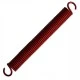 Henderson Retractable Red Garage Door Spring - Medium Double-Width Doors