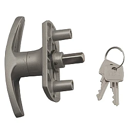 Henderson T-Handle Lock 18mm Spigots Short Shaft