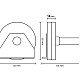 Hormann Cable Support Bracket & Pulley - Tension Track Doors