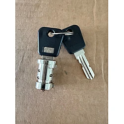 Garage Door Systems GDS Inline Roller Shutter Lock 7" New Style - Barrel & 2 Keys