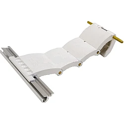 77mm Lath Roller Door Locking Strap 4 Segment - White