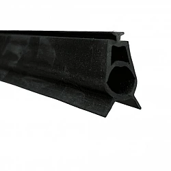 Safety Edge Rubber Roller Door Bottom Weather Seal - For 55mm Lath
