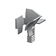 Roller Shutter Garage Door Lath Plastic Entry Guides