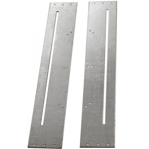 Garage Door Spare Parts Pair of 6"x 6" Triangular Corner Plates 
