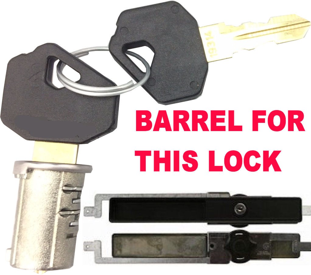 B&D Roller Garage Door Lock Barrel & 2 Keys B&D Roller Garage Door Lock Barrel & 2 Keys