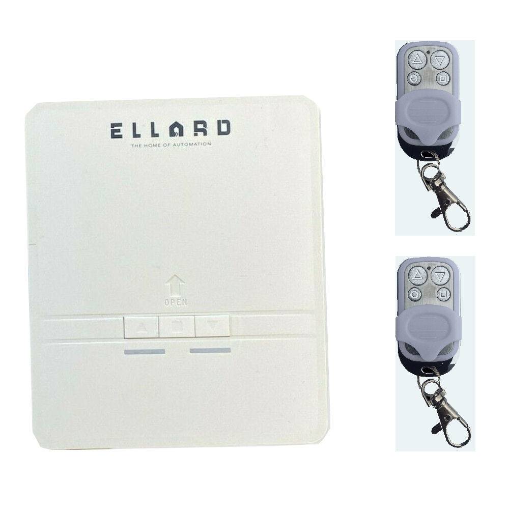 Ellard Genesis Roller Shutter Remote Control Unit & 2 Handsets - With White Handsets